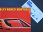 Preview: Alfa Romeo Montreal Coupe Modelprogram + Colorsheed 1970 Carbrochure (6860)